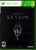 Xbox 360 The Elder Scrolls 5 Skyrim Front CoverThumbnail